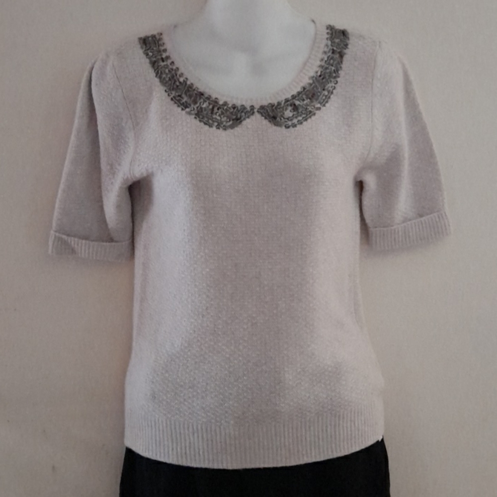 Free People Short Sleeve Knit Top